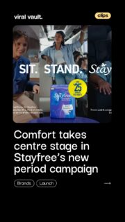 What if you didn’t have to keep adjusting your pad every time you sat down?

Stayfree is putting period comfort in focus with its new ProComfort Period Panty and digital campaign, ‘SIT. STAND. Stayfree!’, conceptualised by McCann India.

The campaign highlights the awkwardness and anxiety of adjusting pads during period days, while the new period panty offers 360° leakage protection, a snug fit and an Air-Soft Cover.

With the message of moving freely and staying comfortable, Stayfree is bringing a familiar period struggle into the spotlight.

#Stayfree #StayfreePeriodPanty #SITSTANDStayfree #PeriodPanty #PeriodCare #ViralVaultIndia 

[ Stayfree Period Panty, Stayfree ProComfort Period Panty, SIT STAND Stayfree campaign, Stayfree new campaign, McCann India Stayfree campaign, period panty India, menstrual hygiene campaign, period comfort, women’s health campaign ]