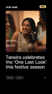 Sometimes, all it takes is one last look to feel completely yourself.

With ‘Solah Shringaar’, Taneira celebrates the little moments before every festive outing, when women make the final adjustments to their look, not for anyone else, but for themselves.

Because every saree, every detail and every shringaar is complete with her.

#Taneira #SolahShringaar #FestiveCampaign #FestiveFashion #IndianWear #ViralVaultIndia 

[ Taneira Solah Shringaar campaign, Taneira festive collection, festive advertising campaign, Indian saree campaign, women-centric brand campaign, Famous Innovations, Pap Films, festive fashion marketing, Indian advertising news ]