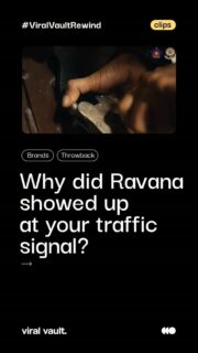 Throwback to the time Ravana rode a bike and gave Mumbai a lesson in road safety.
Back in 2022 and 2023, Mumbai Police and Schbang brought the Demon King onto our roads with one line that stuck: "You only have one head. Wear a helmet."
Ten heads gave him spares. You get exactly one, no backup and no respawn. A few years on, the message still hits as hard as it did then.
This Dussehra, burn the Ravana, not your commute.
#Throwback #Dussehra #MumbaiPolice #CampaignThrowback #ViralVaultIndia
