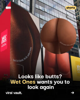 Looks like one thing, but it’s actually another! 

Wet Ones’ ‘Just For Hands’ campaign turns a simple product reminder into a cheeky optical illusion. With hands, palms and fingers creating visuals that resemble bottoms, the brand gets people to look twice before delivering its message: these wipes are just for hands.

A clever mix of humour, visual storytelling and outdoor advertising that makes a simple message hard to ignore.

Brand: Wet Ones
Agency: BBH USA
Photographer: Ale Burset

#WetOnes #JustForHands #BBHUSA #CreativeAdvertising #ViralVaultIndia

[ Wet Ones Just For Hands campaign, Wet Ones advertising campaign, BBH USA creative campaign, optical illusion advertising, outdoor advertising campaign, creative brand marketing, clever advertising ideas, global advertising news ]