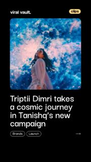 When the cosmos inspires jewellery, the result is pure magic. 

Tanishq unveils ‘Adhyantara’, its latest jewellery collection featuring Triptii Dimri. Conceptualised by TBWA\Lintas, the campaign takes inspiration from celestial elements like the sun, moon and stars, transforming their beauty into contemporary jewellery designs.

Set beneath a starlit sky, the campaign film blends cosmic wonder with intricate Indian craftsmanship, showcasing a collection of over 100 designs in 18kt and 22kt gold.

When the universe becomes your inspiration, every piece tells a story.

#Tanishq #Adhyantara #TriptiiDimri #TBWALintas #JewelleryCampaign #LuxuryJewellery #ViralVaultIndia 

[ Tanishq Adhyantara campaign, Triptii Dimri Tanishq ad, Tanishq new jewellery collection 2026, TBWA\Lintas campaign, cosmic inspired jewellery, festive jewellery campaign, Indian jewellery advertising, Tanishq gold jewellery collection ]