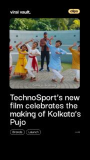 TechnoSport Celebrates the Spirit of Kolkata’s Durga Pujo! 

“Maa Aschhe. Boshe Thaki Ki Kore?” - meaning “Maa is coming. How can we possibly sit still?”

TechnoSport’s latest campaign captures the energy, teamwork and countless little efforts behind Kolkata’s Durga Pujo preparations. Through fast-paced storytelling and Bengali narration, the film connects the festive spirit with the brand’s “Designed for Momentum” philosophy.

Ending with “Maa Aschhen. Cholte Thako!” (Maa is coming. Keep moving!), the campaign celebrates the people who bring the festivities to life. 

Can a brand build a stronger connection by celebrating local culture and community spirit?

#TechnoSport #DurgaPujo #Kolkata #MaaAschhe #DesignedForMomentum #BrandCampaign #ViralVaultIndia 

[ TechnoSport Durga Pujo campaign, TechnoSport new advertisement, Kolkata Durga Pujo preparations, Maa Aschhe campaign, Designed for Momentum, Bengali advertising campaign, Durga Puja marketing, Indian festive advertising, TechnoSport brand campaign, regional marketing in India ]