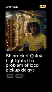 Imagine missing a family wedding because you’re waiting for a pickup! 

Shiprocket Quick brings this everyday business struggle to life in its new campaign, ‘Toh Pehle Bata Deta’, featuring Manoj Pahwa as an electronics shop owner caught between a delayed parcel pickup and his daughter’s wedding celebrations.

Conceptualised by Toaster, the humorous film highlights how unpredictable pickup delays can disrupt a business owner’s day, positioning Shiprocket Quick as a faster solution with its promise: “Jhat se assign, phat se pick.”

The campaign will roll out across digital and social platforms, along with on-ground activations in Delhi NCR.

#ShiprocketQuick #Shiprocket #ManojPahwa #TohPehleBataDeta #AdvertisingNews #ViralVaultIndia 

[ Shiprocket Quick campaign, Manoj Pahwa advertisement, Toh Pehle Bata Deta, Shiprocket Quick brand film, local pickup delays, hyperlocal delivery service, Toaster agency campaign, delivery startup marketing, Indian advertising campaigns ]