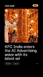 KFC India Gives AI a Golden Touch! 

After HUL, Tata Consumer and Hyundai, KFC India joins the AI advertising trend with a Durga Pujo campaign in Kolkata. Featuring Colonel Sanders and his Midas Touch, the ad transforms everything he touches into golden, crispy fried chicken - all created using AI, reportedly in less than a day!

From traditional shoots to AI-generated creativity, brands are finding new ways to turn ideas into ads faster than ever.

Is AI the future of advertising, or does human creativity still rule?

#KFCIndia #ArtificialIntelligence #AIAdvertising #AIGeneratedAds #ViralVaultIndia 

[ KFC India AI ad, KFC Durga Pujo campaign, AI-generated advertising, Colonel Sanders AI advertisement, KFC Kolkata campaign, HUL AI ads, Tata Consumer AI advertising, Hyundai AI campaign, artificial intelligence in marketing, AI-powered creative campaigns ]
