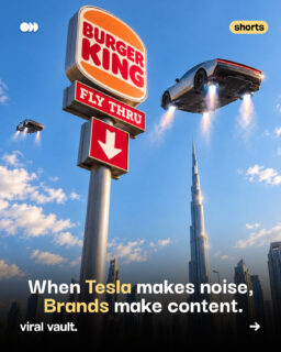 Tesla’s new Roadster has entered the chat, and brands are taking the creative route! 

Swipe to see how brands are riding the buzz.

#Tesla #TeslaRoadster #BrandCreatives #MomentMarketing #ViralVaultIndia

[ Tesla Roadster, brand creatives, moment marketing, creative advertising, real-time marketing ]