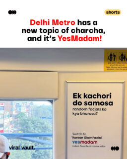 Delhi Metro has a new topic of charcha, and it’s YesMadam! 

Turning everyday metro rides into a brand conversation, YesMadam brings its latest idea to the streets of Delhi. The team is inviting commuters to spot the campaign across the metro and tag them on social media.

A simple idea, a public space, and plenty of charcha! 

#YesMadam #DelhiMetro #BrandActivation #OOHAdvertising #OutdoorAdvertising #ViralVaultIndia

[ YesMadam Delhi Metro campaign, YesMadam marketing campaign, Delhi Metro advertising, outdoor advertising India, OOH campaign, creative brand activation, experiential marketing ]