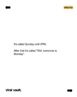 Sunday officially ends at 5 PM. After that, your brain runs on one notification: tomorrow is Monday. Tag the friend whose Sunday scaries start at 5:01 PM.
#SundayScaries #MondayBlues #SundayVibes #OfficeMemes #CorporateLife #RelatableMemes #ViralVaultIndia