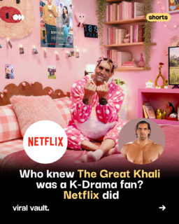 Someone check on Khali. The K-drama emotions have officially taken over. 

From pink bows to hugging pillows and reaching for tissues, Netflix’s latest Korean show promotion featuring The Great Khali is giving us a very relatable fan moment. Because “just one episode” always turns into an emotional rollercoaster. 

Even the toughest have a soft spot for K-dramas!

#Netflix #TheGreatKhali #KDrama #NetflixIndia #CreativeMarketing #Advertising #viralvaultindia 

[Netflix marketing campaign, The Great Khali, Korean dramas, K-drama promotion, Netflix India, creative advertising, entertainment marketing, celebrity campaigns ]
