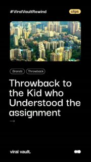 Remember the Diwali ad where a kid understood the assignment while everyone else waited for someone to step up? No big budget, no big announcement, just pure main character energy. Some stories never get old, and this one still hits every year. Rewatch it and tell us you felt it.

#Throwback #DiwaliAds #MarketingCampaigns #DiwaliCampaigns #ViralVaultIndia