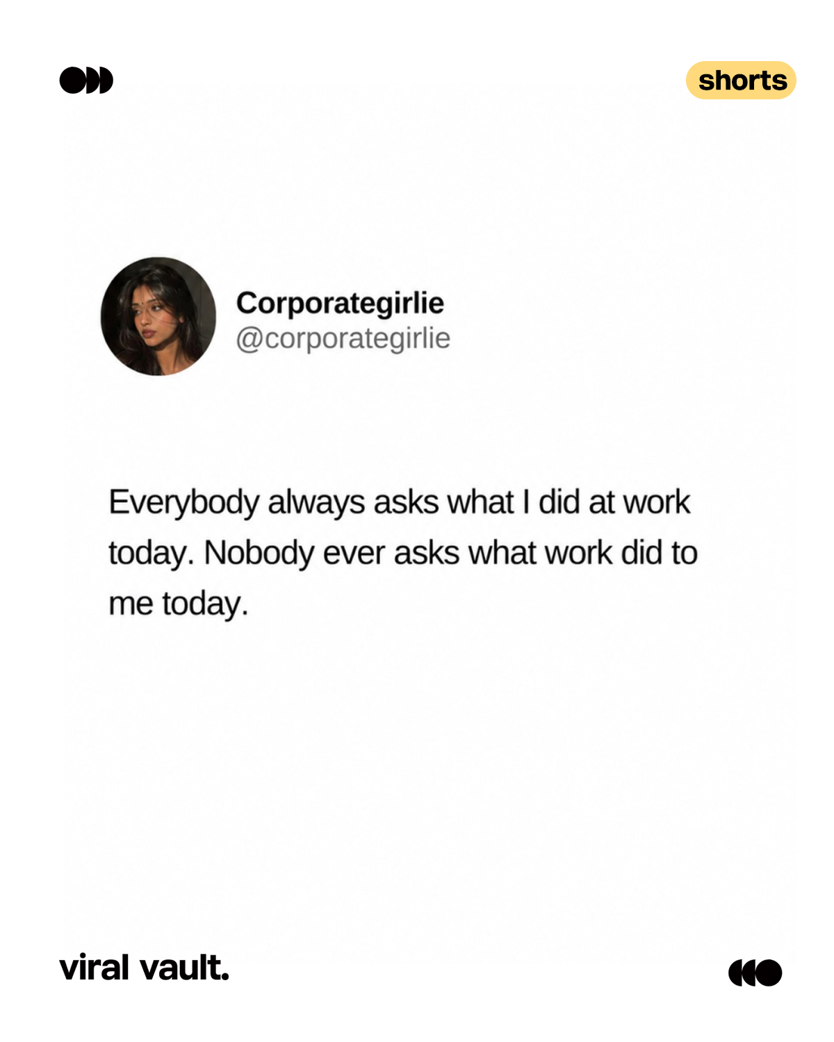 Following my previous emotional crisis

#CorporateHumour #Wellbeing #ViralVaultIndia