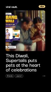 What if humans had to celebrate Diwali under the table?

Supertails flips the festive scene with its new campaign, ‘No Bang Diwali’, placing an entire family under a table to show what Diwali can feel like for pets scared of firecracker noise.

From eating mithai to playing games and dressing up, the family celebrates from their unusual hiding spot, using humour to highlight a serious message: Diwali should be a celebration for everyone, including our furry friends.

With #NoBangDiwali, Supertails proves that purpose-led advertising doesn’t always need an emotional appeal. Sometimes, a clever creative idea says it all.

Would you celebrate Diwali differently for your pets?

#Supertails #DiwaliCampaign #Advertising #ViralVaultIndia

[ Supertails Diwali campaign, No Bang Diwali, pet-friendly Diwali, Diwali advertising campaign 2026, firecracker noise impact on pets, purpose-led marketing, creative brand campaigns, Indian advertising news ]