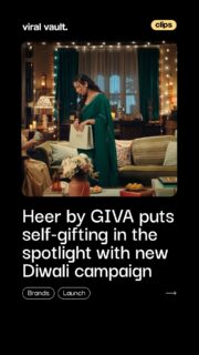 This Diwali, don’t forget the person who deserves a gift, too: YOU.

Heer by GIVA’s new campaign, ‘Heer Se Shuru Diwali’, brings self-gifting into the festive spotlight with the message “Sabke liye, aur thoda apne liye.” The campaign encourages women to celebrate themselves alongside their loved ones, reminding them that festive gifting doesn’t always have to be about others.

With its new Timeless Polki and Vivid Gemstone collections, Heer by GIVA makes a case for jewellery that celebrates individuality, personal style and everyday moments.

Because this Diwali, you deserve to be on your own gift list.

#heerbygiva #Diwali #diwalicampaign #ViralVaultIndia 

( Heer by GIVA Diwali campaign, Heer Se Shuru Diwali, GIVA self-gifting campaign, Diwali jewellery advertising, festive marketing campaigns, self-love and gifting, Timeless Polki collection, Vivid Gemstone collection )