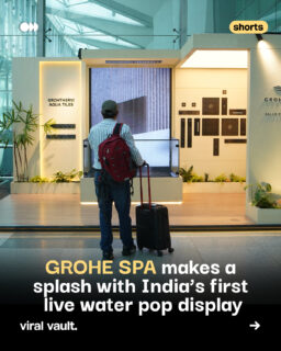 GROHE SPA brings luxury beyond the showroom! 

GROHE has unveiled its first-ever live water pop display at Terminal 3 of Delhi International Airport, creating an immersive experience inspired by water, design and wellbeing.

Running from October to December 2026, the installation brings the brand’s premium showering collection closer to travellers, blending German engineering, modern design and personalised luxury.

A fresh take on experiential marketing, turning everyday travel into a brand experience.

#GROHE #GROHESPA #viralvaultindia 

[ GROHE SPA live water display, GROHE brand activation, Delhi International Airport activation, experiential marketing India, luxury bathroom design, premium showering collection ]