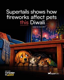 #CampaignInFocus What if humans celebrated Diwali under the table instead of pets? 

Supertails’ ‘No Bang Diwali’ flips the script with humour, showing what the festival’s loud fireworks can feel like for pets.

Instead of relying on guilt or emotional messaging, the campaign uses role reversal to help people see Diwali from a pet’s perspective. Because sometimes, making people experience a problem is more powerful than simply telling them about it.

A clever reminder that a happier Diwali for us can also mean a quieter one for our pets.

#Supertails #NoBangDiwali #DiwaliCampaign #ViralVaultIndia

[ Supertails No Bang Diwali campaign, pet-friendly Diwali campaign, Diwali marketing campaigns 2026, creative advertising campaigns, pet safety during Diwali, purpose-led marketing, Indian advertising campaigns ]