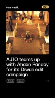 From Navratri-ing to Diwali-ing, the festive fashion switch is officially on!

AJIO is bringing the Diwali vibes with its All Star Sale Diwali Edit, featuring Ahaan Panday and festive fits made for every celebration, party and family gathering.

Because a new festive season calls for a new outfit.

Have you picked your Diwali look yet?

#AJIO #AhaanPanday #DiwaliShopping #ViralVaultIndia 

[ Diwali campaigns 2026, Indian advertising, Festive marketing, Brand campaigns, Diwali advertisements, Creative advertising ]