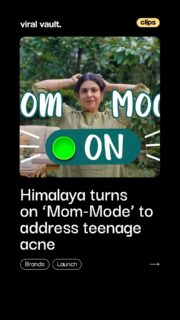 When pimples show up, Mom-Mode kicks in!

Himalaya Purifying Neem Face Wash taps into the mother-daughter bond with its new campaign, ‘Mom-Mode On’, highlighting how mothers step in when teenage skincare concerns arise.

The film follows a mother who researches skincare, explores expert advice and discovers Neem-based cleansing before switching her daughter from regular soap to Himalaya Purifying Neem Face Wash.

The idea? Teenage skin needs more than just a quick fix. It needs the right care.

With this campaign, Himalaya brings teenage pimples and pimple marks into focus while reinforcing its position in nature-backed skincare.

#Himalaya #MomModeOn #HimalayaNeemFaceWash #ViralVaultIndia

[ Himalaya Mom-Mode On campaign, Himalaya Purifying Neem Face Wash, teenage pimple concerns, teenage skincare campaign, mother daughter advertising campaign, Neem-based skincare, skincare marketing India, Indian beauty brand campaigns. ]