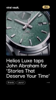 A watch tells more than time. It tells a story. 

Helios Luxe, from the House of Titan, brings on board John Abraham as the narrator for its new campaign, “Stories That Deserve Your Time.”

Moving beyond product features, the campaign explores the craftsmanship, heritage and creative philosophies behind distinctive luxury watch brands, reminding consumers that every timepiece has a story worth discovering.

From horology to design and engineering, Helios Luxe puts the stories behind the dial in the spotlight.

#HeliosLuxe #JohnAbraham #ViralVaultIndia

[ Helios Luxe new campaign, John Abraham Helios Luxe, Stories That Deserve Your Time, luxury watch campaign India, Titan Watches marketing campaign, luxury watch brands, watchmaking and craftsmanship, brand storytelling campaign ]