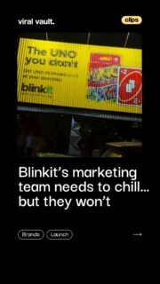 UNO and Blinkit just flipped the billboard game. Only in Gurgaon!
#Blinkit #BlinkitMarketing #ViralVaultIndia