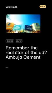 Back in 2001–02, this iconic campaign turned a “low-involvement” product into unforgettable storytelling. Two brothers try everything-hammers, force, even explosives-to break a wall standing between them. But it doesn’t budge. Cue the legendary line: “Bhaiya, yeh deewar tootti kyun nahi?” And the punchline-because it’s built with Ambuja Cement. The ad brilliantly showcased its giant compressive strength while adding Bollywood-style drama and dark humour. Decades later, it’s still one of India’s most memorable ads-proof that great storytelling can make even cement iconic.

#ThrowbackAds #CreativeAdvertising #AdFilm #MarketingIndia #ViralVaultIndia
