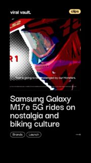 Nostalgia hits the throttle, and the Monster roars to life. 

Samsung’s Galaxy M17e 5G taps into biking culture with familiar adventure-era faces, high-adrenaline stunts, and a throwback vibe that blends speed, endurance, and attitude. It’s less about specs, more about a personality, where power, durability, and performance ride together in one “Monster” story.

#Samsung #GalaxyM17e5G #SamsungIndia #MonsterPhone #ViralVaultIndia