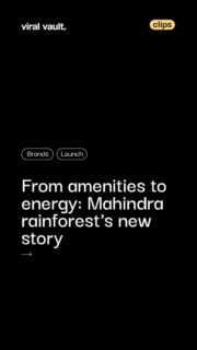 What if a home could make you feel again? Mahindra Lifespaces' new campaign for Mahindra Rainforest, conceptualised by The Womb, flips the real estate script - moving beyond amenities to explore emotional wellbeing. The film follows a robotic family, emotionally detached in their daily routine, who slowly rediscover calm, connection and balance as nature surrounds them. Built on the brand's 'Home of Positive Energy' philosophy, the campaign reminds us that a home isn't just four walls and a checklist - it shapes how we live, feel and connect. Because real energy comes from real living.
#MahindraLifespaces #MahindraRainforest #Advertising #marketingtrends #viralvaultindia