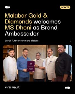 Captain Cool meets timeless elegance.

MS Dhoni is now the face of Malabar Gold & Diamonds, bringing his legacy of trust, integrity, and consistency to the brand's "Responsible Jeweller" campaign. The partnership aims to reinforce ethical jewellery buying through a nationwide campaign spanning TV, digital, print, OOH, retail, and more.

#MSDhoni #MalabarGoldAndDiamonds #BrandAmbassador #ViralVault 

[ MS Dhoni, Malabar Gold & Diamonds, MS Dhoni brand ambassador, Responsible Jeweller campaign, jewellery brand, ethical jewellery, luxury retail, marketing campaign, brand partnership, Indian advertising news, retail marketing, jewellery industry. ]