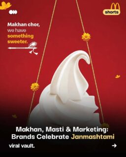From creative campaigns to festive storytelling, brands are embracing the spirit of Janmashtami in their own unique ways.
Here’s a look at how brands are celebrating Krishna Janmashtami with creativity, culture and some seriously clever marketing!
#Janmashtami #KrishnaJanmashtami #JanmashtamiCampaigns #FestiveMarketing #ViralVaultIndia