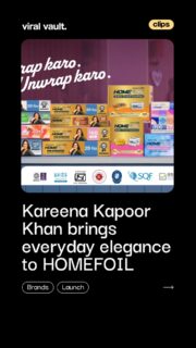 From everyday tiffins to tables that feel special, Kareena Kapoor Khan adds a golden touch to HOMEFOIL! 

In this paid collaboration, the Bollywood star spotlights HOMEFOIL’s 2-in-1 Paper & Golden Foil, bringing together convenience, elegance and everyday food presentation.

With the brand’s tagline, “Wrap Karo. Unwrap Karo.”, HOMEFOIL makes even the little moments around food feel special.

Brand: HOMEFOIL
Celebrity: Kareena Kapoor Khan

#KareenaKapoorKhan #HOMEFOIL #WrapKaroUnwrapKaro #BrandCollaboration #CelebrityEndorsement #ViralVaultIndia

[ Kareena Kapoor Khan HOMEFOIL collaboration, HOMEFOIL 2-in-1 Paper and Golden Foil, Kareena Kapoor Khan brand endorsement, celebrity brand partnerships, Indian advertising campaigns, food packaging brand marketing ]