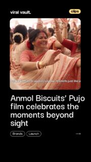 What if you could hear the magic of Pujo? 

Anmol Biscuits’ new film, ‘Ami Pujo Shuni’, takes us into the world of Nirmal, a visually impaired man who experiences Durga Puja through familiar voices, festive sounds and little moments that make the celebration special.

Conceptualised by Meraqi Digital for Anmol’s ‘Har Pal Anmol’ platform, the film reminds us that sometimes, the most beautiful moments are the ones we don’t need to see.

Brand: Anmol Biscuits
Agency: Meraqi Digital

#AnmolBiscuits #AmiPujoShuni #HarPalAnmol #DurgaPuja2026 #PujoCampaign #ViralVaultIndia 

[ Anmol Biscuits new campaign, Ami Pujo Shuni film, Durga Puja ad campaign 2026, Meraqi Digital campaign, Har Pal Anmol, Indian advertising news, emotional brand campaigns ]